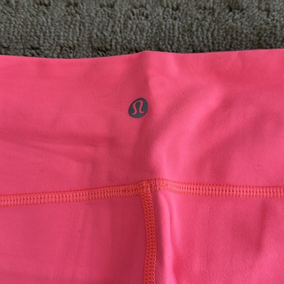 Lululemon - Coral/ Pink Leggings - Picture 3 of 6